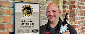 Schwarz-Bier gewinnt Gold beim International Craft Beer Award