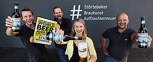 Störtebeker Pazifik-Ale gewinnt World Beer Award